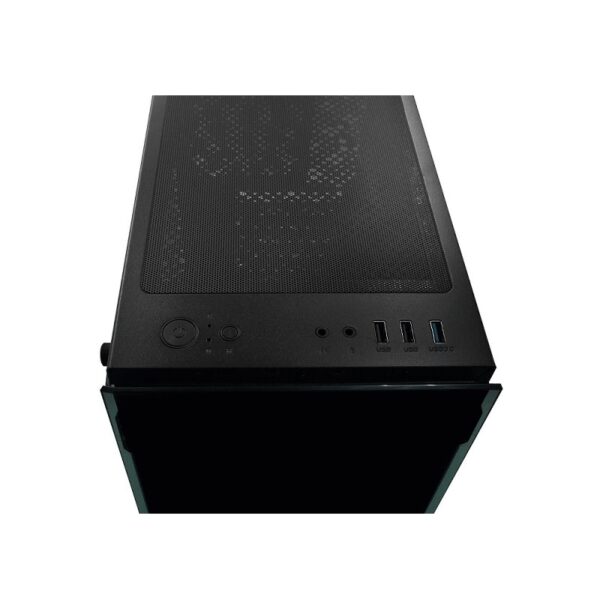 gabinete gamer satellite 1301k 3 fan sin fuente