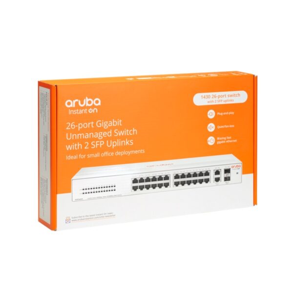 switch hpe aruba ion 1430 26g2sfp r8r50a