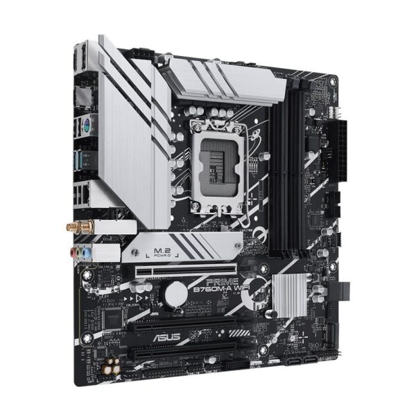 placa madre asus 1700 b760m a wifi ddr5 prime s/r/hdmi/dp/2m2/usb3.2/matx