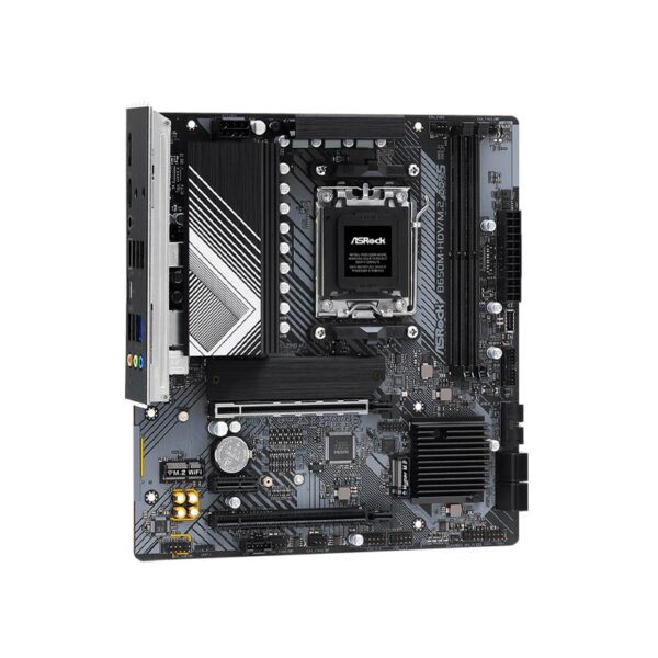 placa madre asrock am5 b650m hdv/m.2 ddr5 s/r/hdmi/dp/2m2/usb3.2/matx
