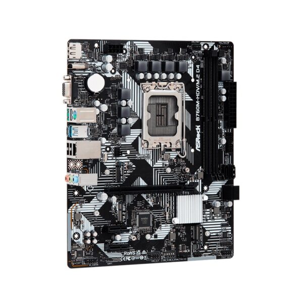 placa madre asrock 1700 b760m hdv/m.2 d4 v/s/r/hdmi/dp/2m2/usb3.2/matx