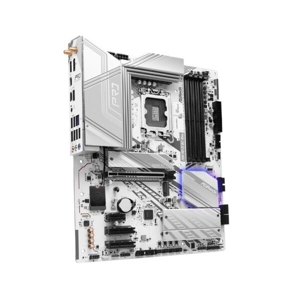 placa madre asrock 1851 z890 pro rs wifi white ddr5 s/r/hdmi/dp/4m2/thunder/atx