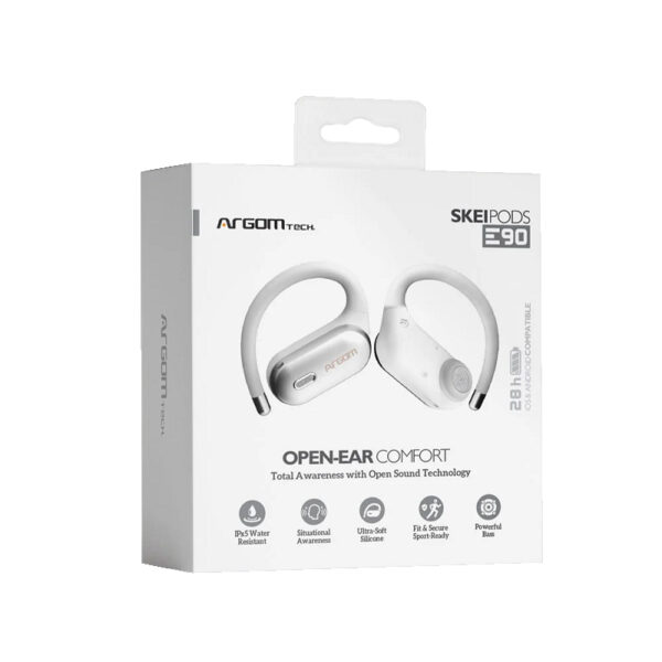 auricular argomtech arg hs 5090wt e90 tipo c blanco/res agua