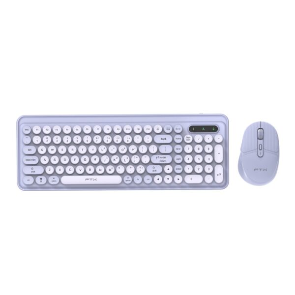 teclado+mouse wir/bt ftxgk02 num/esp/lila 106111