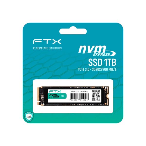 ssd m.2 nvme 1tb ftx 3520/2900 115120