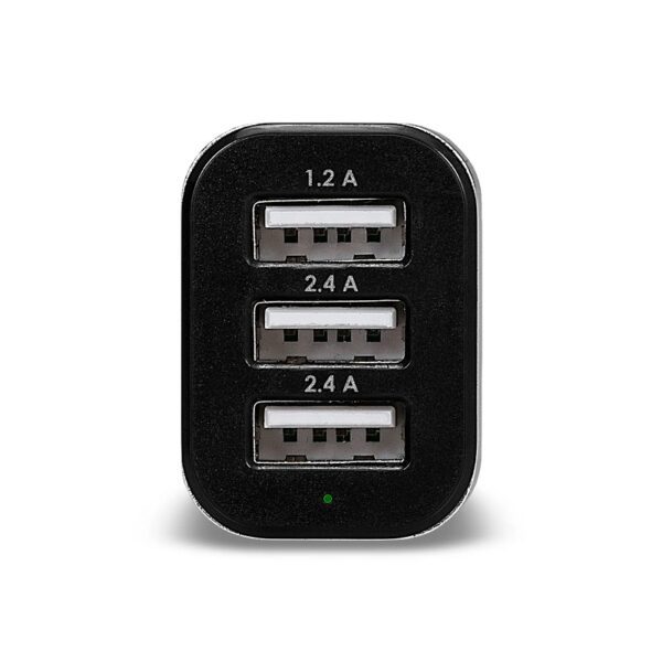 cargador para auto argomtech arg ac 0113bk 3p usb