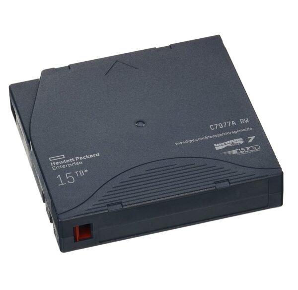 cinta backup hpe lto 7 ultrium 15tb rw (c7977a)
