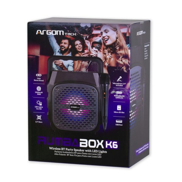 parlante argomtech arg sp 3042bk k6 rumbambox