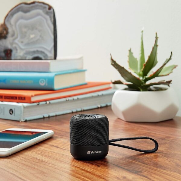 parlante verbatim 70228 mini bluetooth negro