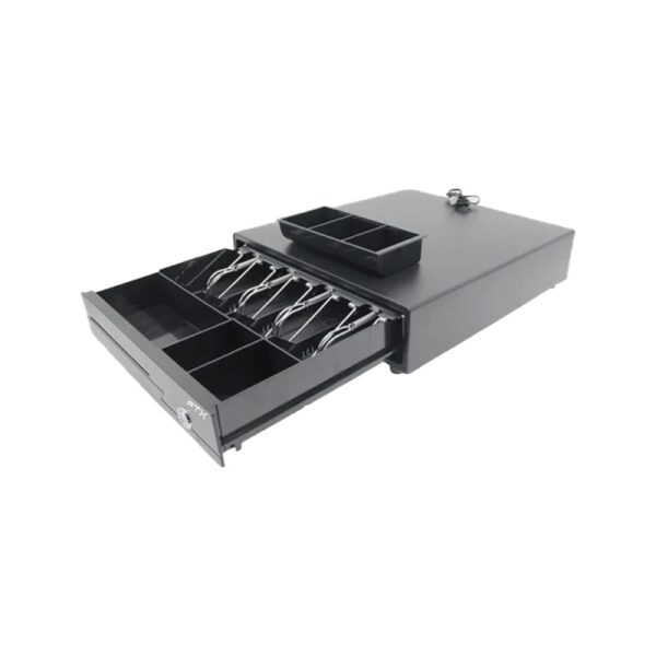 caja de dinero ftx las 335 acero rj11/4b/5m/1r 355mm x 360mm x 80mm