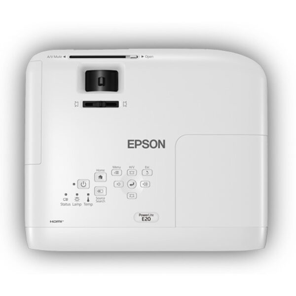 proyector epson e20 3400l xga powerlite 3lcd hdmi/vga/usb/blanco