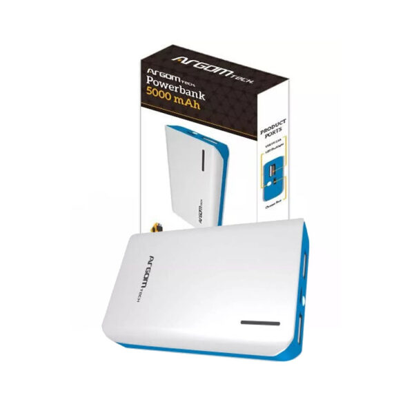 cargador portÁtil argomtech arg ac 0235l 5.000mah
