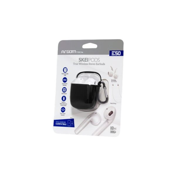 auricular argomtech arg hs 5050bk negro con accesorios