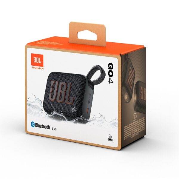 parlante jbl go4 4w jblgo4blkam bt/bat/ip67/negro