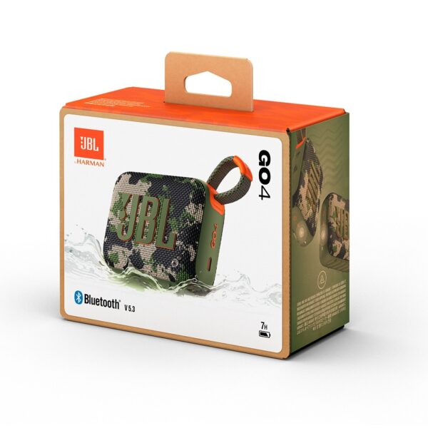 parlante jbl go4 4w jblgo4squadam bt/bat/ip67/camuflado