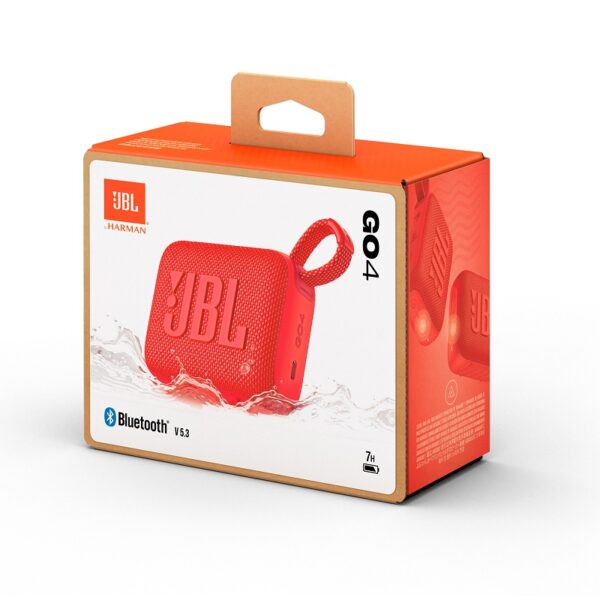 parlante jbl go4 4w jblgo4redam bt/bat/ip67/rojo