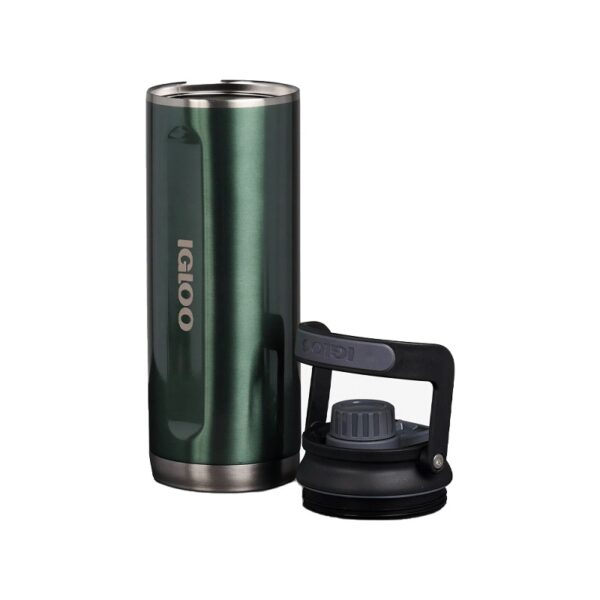 botella tÉrmica igloo 1.4l chug verde con manija 71097