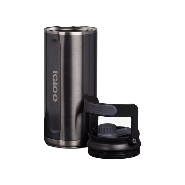 botella tÉrmica igloo 2.4l chug negro con manija 71101