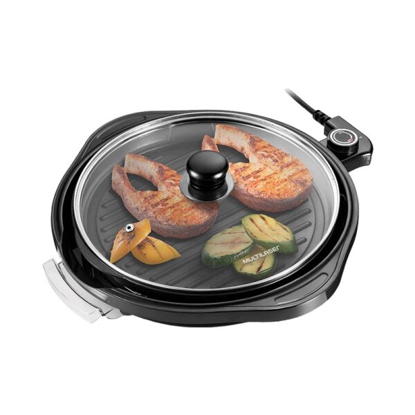 olla grill electrica antiadherente multi 30cm 1200w 220v ce054