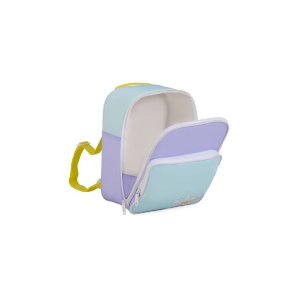 mochila tÉrmica igloo 12 latas retro lila amarillo 63074
