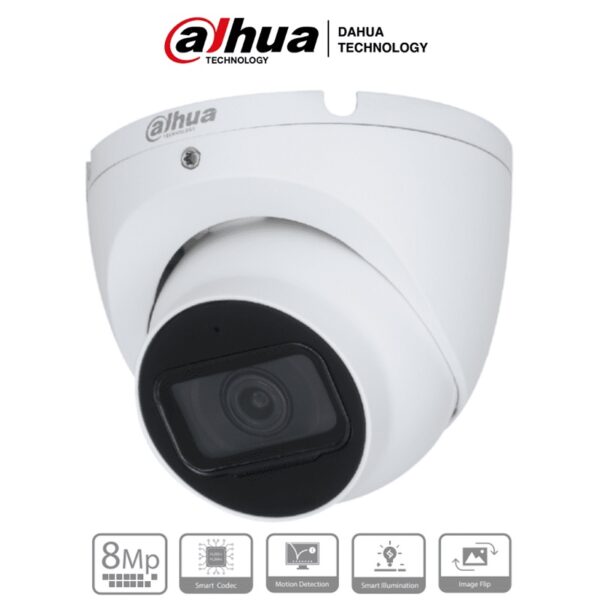 cÁmara dahua hdw1830t s6 eyeball 8mp