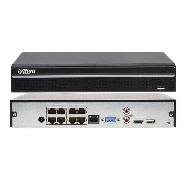 nvr dahua 4108hs 8p lite 8ch metal