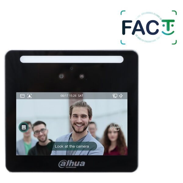 control de asistencia y acceso con reconocimiento facial dahua asa3213gl mw fact