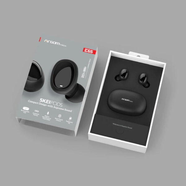 auricular argomtech arg hs 5065bk skeipods e65 wir touch negro