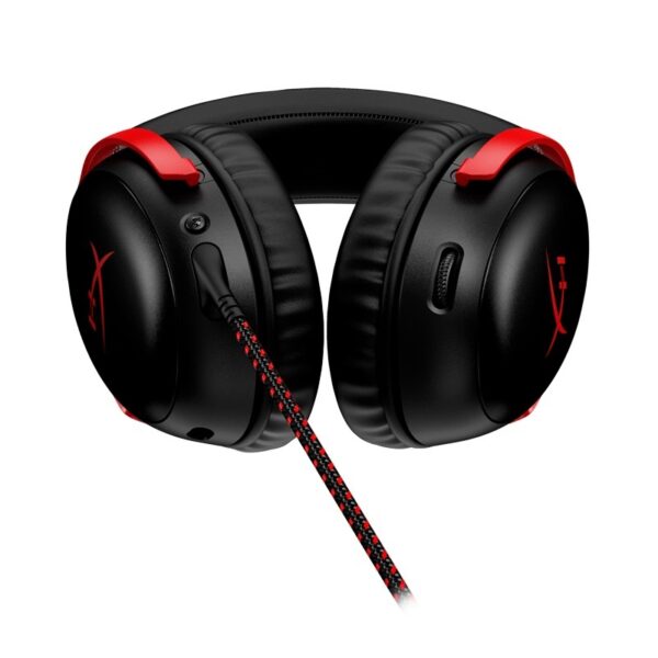 auricular gamer hyperx headset cloud iii 727a9aa mic/usbc/usba/3.5mm/rojo/negro