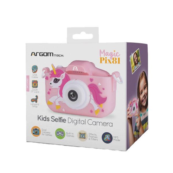 cÁmara argomtech para selfie arg ac 9181pk ips/40mp/fhd/usb para niÑos