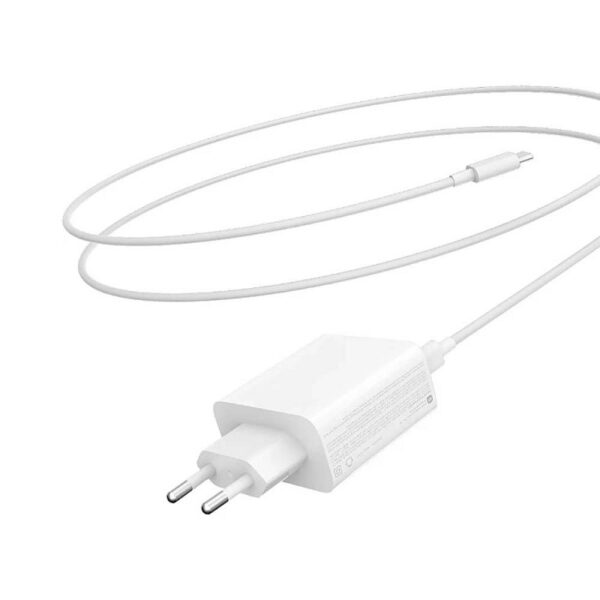 cargador xiaomi para pared 67w gan bhr7493eu usb a/usb c con cable