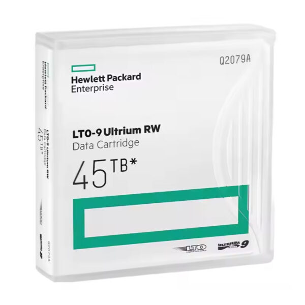 cinta backup hpe lto 9 ultrium 45tb rw (q2079a)