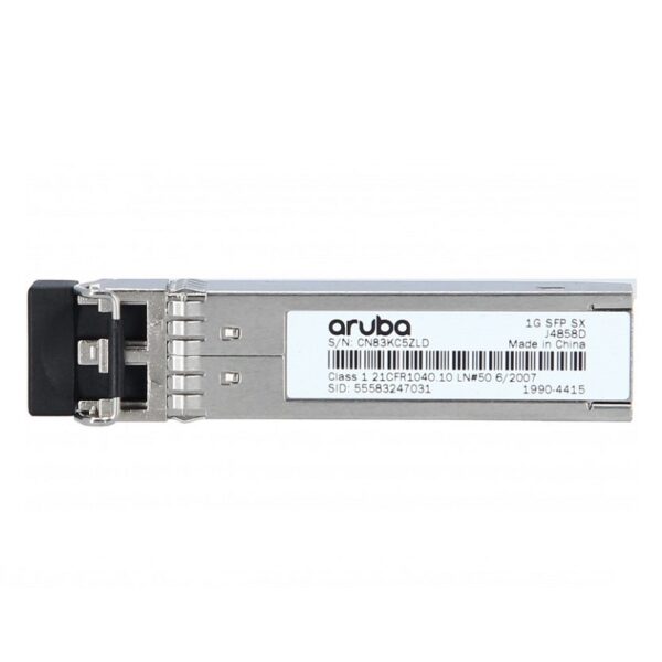 hpe aruba 1g sfp lc sx 500m mmf xcvr (j4858d)