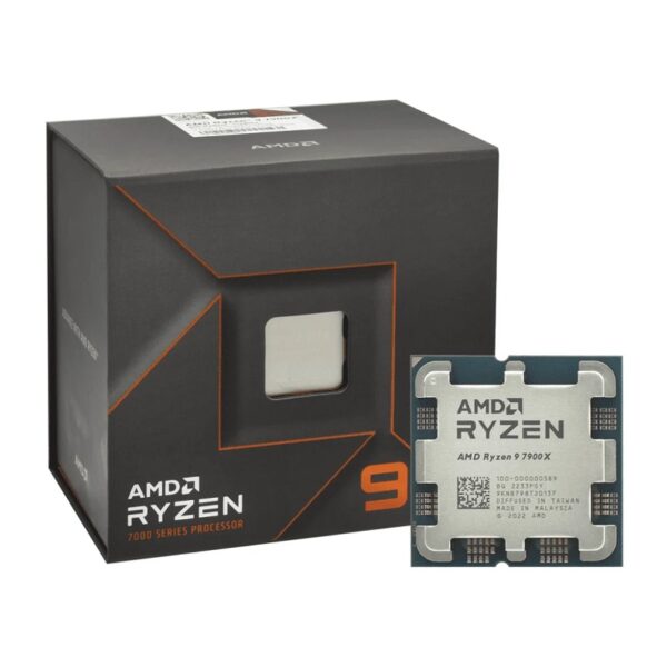 procesador amd am5 ryzen 9 7900x 4.7ghz/76mb s/cooler 100 100000589wof