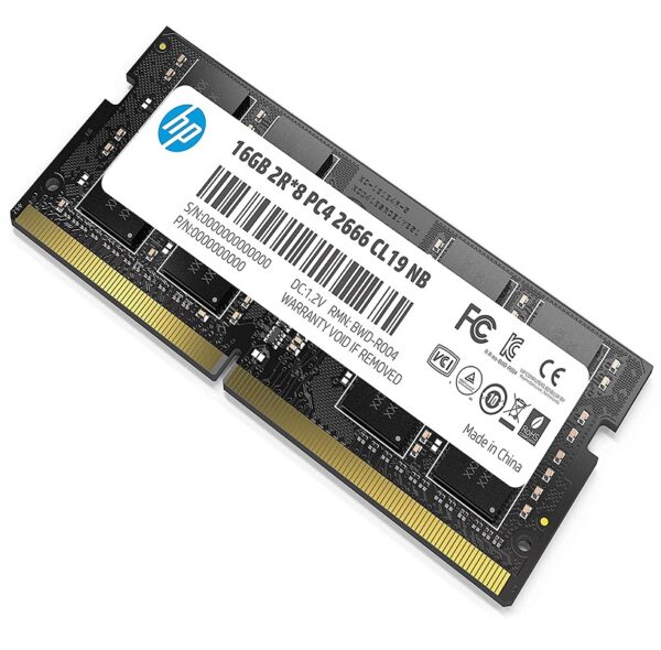 memoria ram para notebook ddr4 hp 16gb 2666 mhz 7eh99aa abm