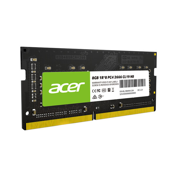 memoria ram para notebook ddr4 acer 8gb 2666 mhz