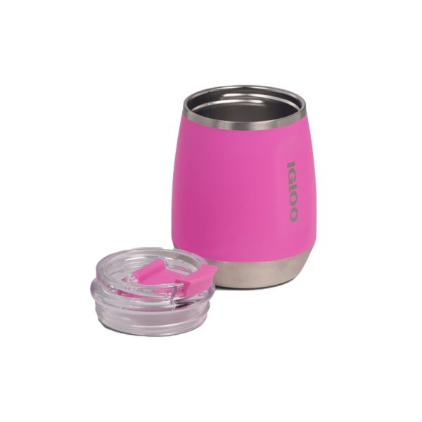 vaso tÉrmico igloo 300ml sstl wine tumbler rosa 71364