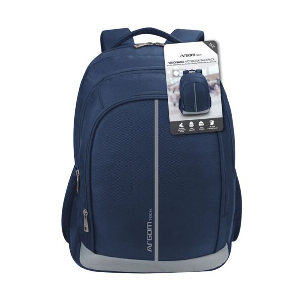 mochila argomtech arg bp 0728bl 15.6" visionaire azul