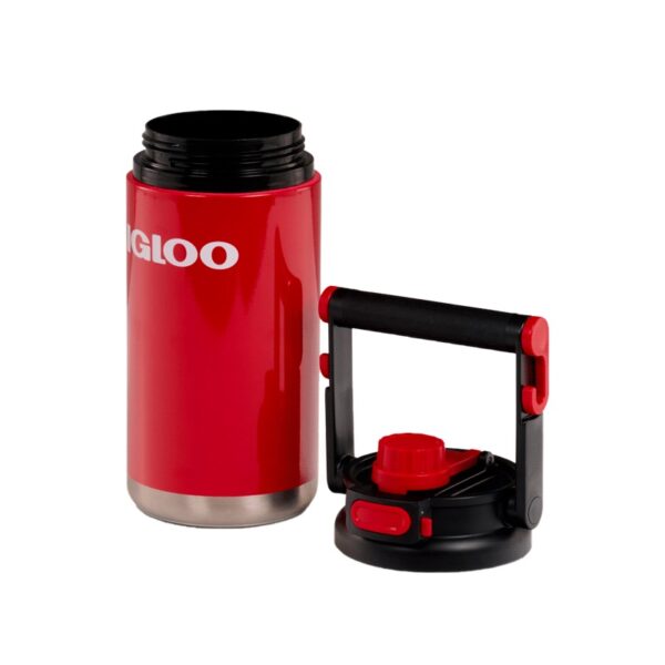 botella tÉrmica igloo 1.6l chug rojo con manija 31488