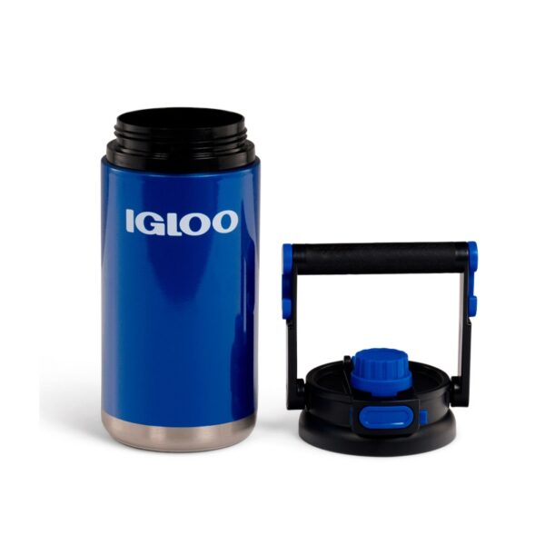 botella tÉrmica igloo 1.6l chug azul con manija 31485