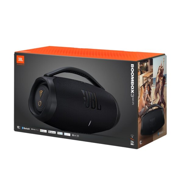 parlante jbl boombox 3 wifi jblbb3wifiblkam bt/bat/ip67/aux/negr