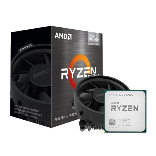 procesador amd am4 ryzen 3 5300g 4.0ghz/10mb c/cool 100 100000253box