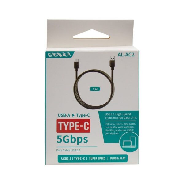 cable sate al ac2 usb a a usb c 3.1 2m