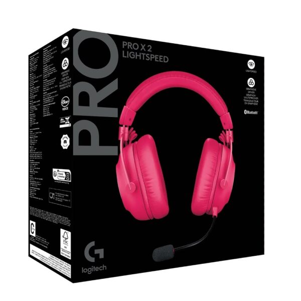 auricular gamer logitech 981 001274 pro x2 lightspeed wir wh