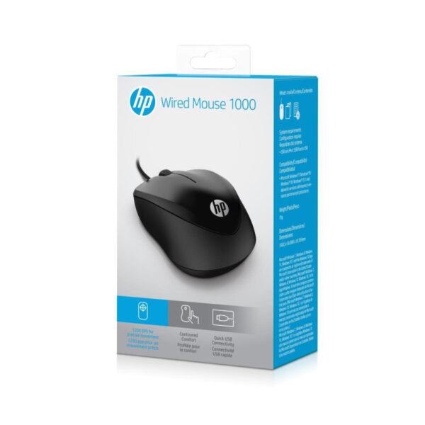 mouse hp 1000 4qm14aa abl negro