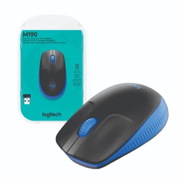 mouse logitech 910 005903 m190 wir azul