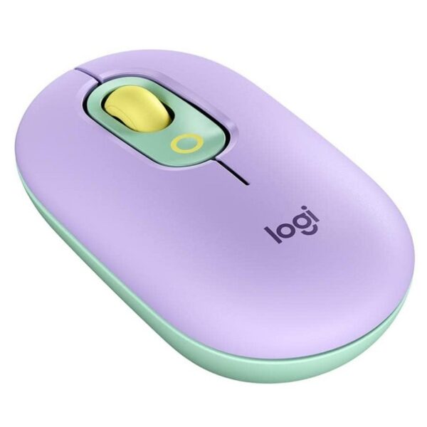 mouse logitech 910 006550 pop bt lila/verde