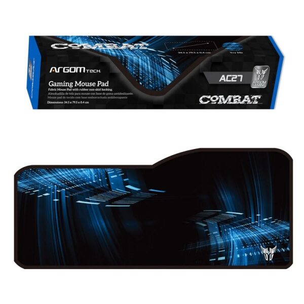 mouse pad gamer argomtech arg ac 1227bk negro