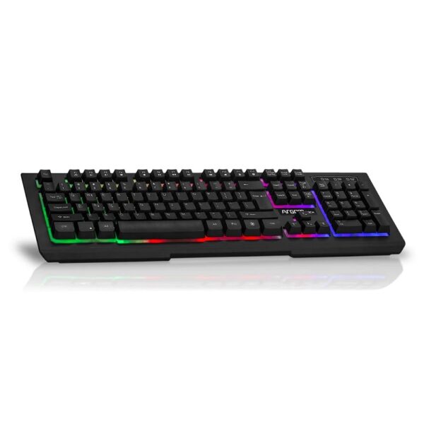 teclado gamer argomtech arg kb 2055bk combat gaming usb