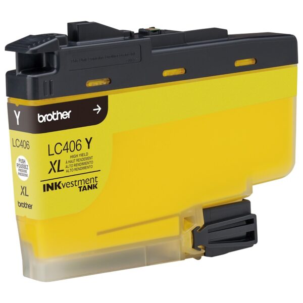 tinta brother lc406xlys yellow (mfc j6955)